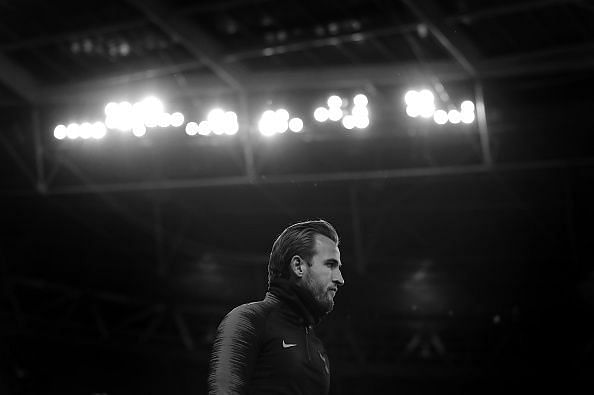 Harry Kane had a difficult night against a strong City's defence